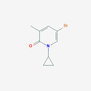 5-Bromo-1-cyclopropyl-3-methyl-2(1h)-pyridinone