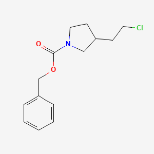 Benzyl 3-(2-chloroethyl)pyrrolidine-1-carboxylate