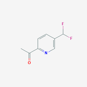 1-(5-(Difluoromethyl)pyridin-2-YL)ethanone