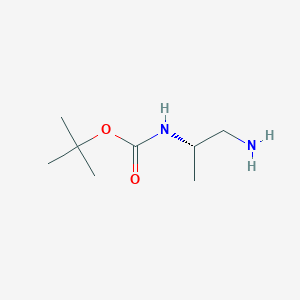 molecular formula C8H18N2O2 B139727 (S)-叔丁基1-氨基丙烷-2-基氨基甲酸酯 CAS No. 146552-71-8