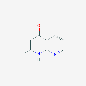 molecular formula C9H8N2O B13972766 2-Methyl-1,8-naphthyridin-4(1H)-one 