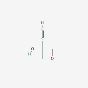 molecular formula C5H6O2 B1397288 3-Ethynyloxetan-3-ol CAS No. 1352492-38-6