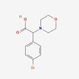 2-(4-Bromophenyl)-2-morpholinoacetic acid