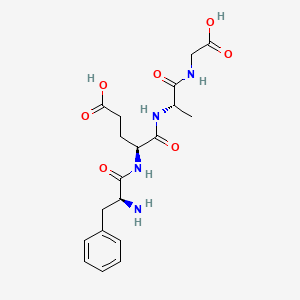 (4S)-4-[[(2S)-2-amino-3-phenylpropanoyl]amino]-5-[[(2S)-1-(carboxymethylamino)-1-oxopropan-2-yl]amino]-5-oxopentanoic acid