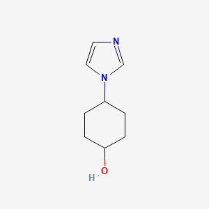 molecular formula C9H14N2O B13973004 4-Imidazol-1-yl-cyclohexanol 