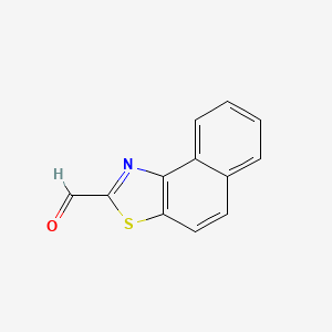 molecular formula C12H7NOS B13973080 Naphtho[1,2-D][1,3]thiazole-2-carbaldehyde CAS No. 84659-86-9