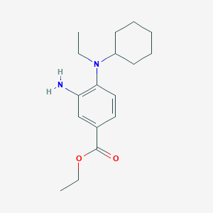 Ethyl 3-amino-4-[cyclohexyl(ethyl)amino]benzoate