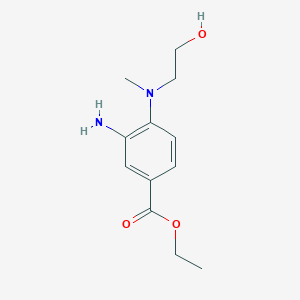 Ethyl 3-amino-4-[(2-hydroxyethyl)(methyl)amino]-benzoate