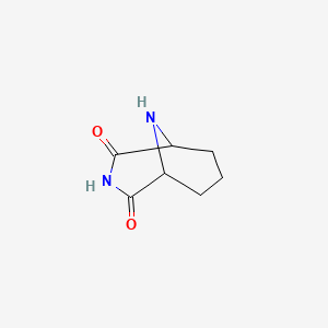 molecular formula C7H10N2O2 B13973241 3,9-Diazabicyclo[3.3.1]nonane-2,4-dione CAS No. 4705-53-7