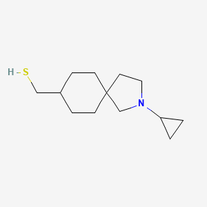 molecular formula C13H23NS B13973253 (2-Cyclopropyl-2-azaspiro[4.5]decan-8-yl)methanethiol 