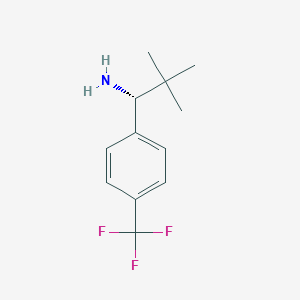 (R)-2,2-dimethyl-1-[4-(trifluoromethyl)phenyl]propylamine