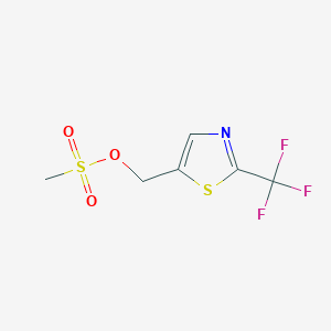 (2-(Trifluoromethyl)thiazol-5-yl)methyl methanesulfonate