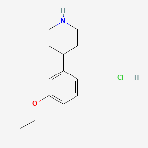 molecular formula C13H20ClNO B1397329 4-(3-Ethoxyphenyl)piperidine hydrochloride CAS No. 1286531-22-3