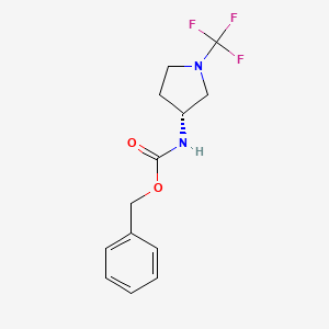 (R)-benzyl (1-(trifluoromethyl)pyrrolidin-3-yl)carbamate