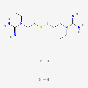 Guanidine, N,N'''-(dithiodi-2,1-ethanediyl)bis(N-ethyl-, dihydrobromide