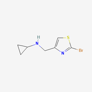 N-((2-bromothiazol-4-yl)methyl)cyclopropanamine