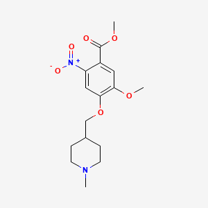 Methyl 5-methoxy-4-((1-methylpiperidin-4-yl)methoxy)-2-nitrobenzoate