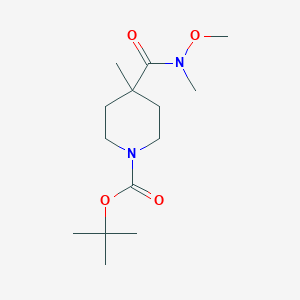 Tert-butyl 4-[methoxy(methyl)carbamoyl]-4-methylpiperidine-1-carboxylate