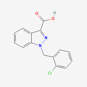 1H-Indazole-3-carboxylic acid, 1-(o-chlorobenzyl)-