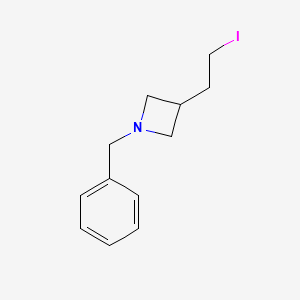 1-Benzyl-3-(2-iodoethyl)azetidine