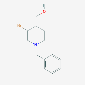 (1-Benzyl-3-bromopiperidin-4-yl)methanol