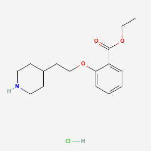 Ethyl 2-[2-(4-piperidinyl)ethoxy]benzoate hydrochloride