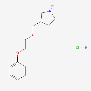 3-[(2-Phenoxyethoxy)methyl]pyrrolidine hydrochloride