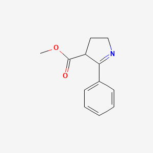 2H-Pyrrole-4-carboxylic acid, 3,4-dihydro-5-phenyl-, methyl ester