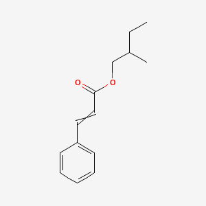 molecular formula C14H18O2 B13973613 2-Methylbutyl 3-phenylprop-2-enoate CAS No. 4654-29-9