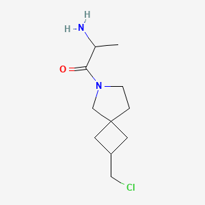 2-Amino-1-(2-(chloromethyl)-6-azaspiro[3.4]octan-6-yl)propan-1-one