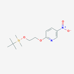 2-(2-((tert-Butyldimethylsilyl)oxy)ethoxy)-5-nitropyridine