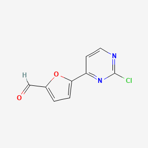 5-(2-Chloropyrimidin-4-yl)furan-2-carbaldehyde