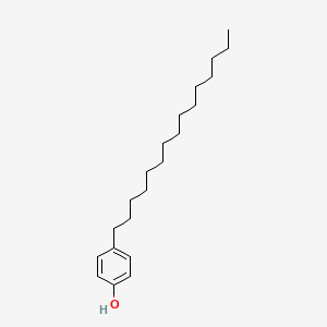 molecular formula C21H36O B13973777 4-Pentadecylphenol CAS No. 5394-76-3