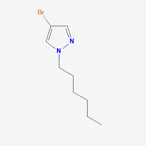 molecular formula C9H15BrN2 B13973805 4-Bromo-1-hexyl-1h-pyrazole 