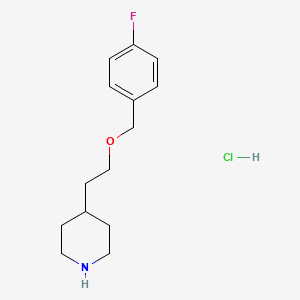 4-{2-[(4-Fluorobenzyl)oxy]ethyl}piperidine hydrochloride