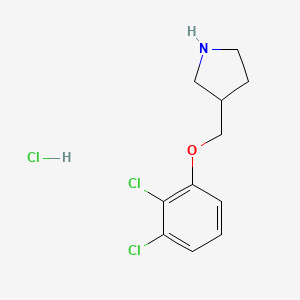 3-[(2,3-Dichlorophenoxy)methyl]pyrrolidine hydrochloride