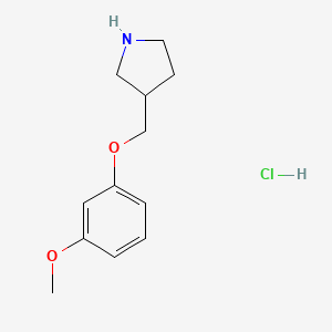 3-[(3-Methoxyphenoxy)methyl]pyrrolidine hydrochloride