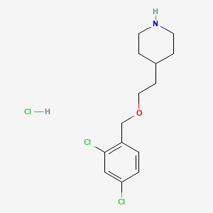 4-{2-[(2,4-Dichlorobenzyl)oxy]ethyl}piperidine hydrochloride
