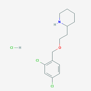 2-{2-[(2,4-Dichlorobenzyl)oxy]ethyl}piperidine hydrochloride