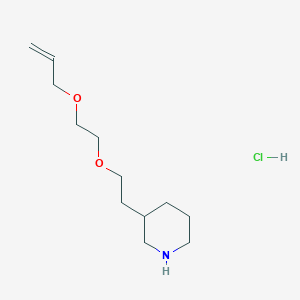 3-{2-[2-(Allyloxy)ethoxy]ethyl}piperidine hydrochloride