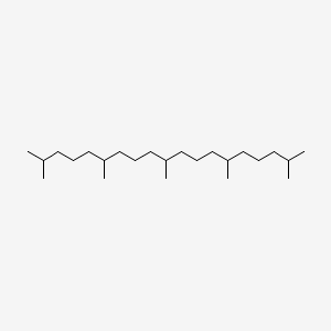 molecular formula C24H50 B13974104 2,6,10,14,18-Pentamethylnonadecane CAS No. 55191-61-2