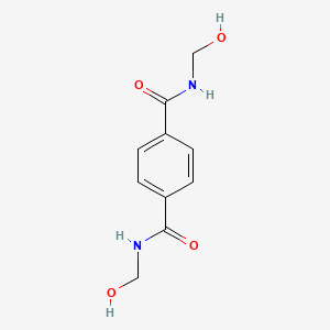 molecular formula C10H12N2O4 B13974109 N~1~,N~4~-Bis(hydroxymethyl)benzene-1,4-dicarboxamide CAS No. 32445-18-4