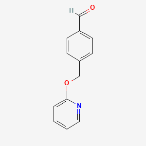 4-((Pyridin-2-yloxy)methyl)benzaldehyde