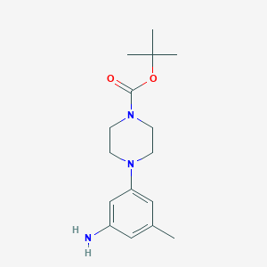 1-Piperazinecarboxylic acid, 4-(3-amino-5-methylphenyl)-, 1,1-dimethylethyl ester