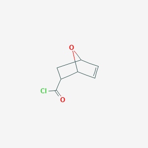 molecular formula C7H7ClO2 B13974180 7-Oxabicyclo[2.2.1]hept-5-ene-2-carbonyl chloride CAS No. 84752-05-6