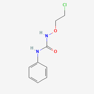 molecular formula C9H11ClN2O2 B13974220 1-(2-Chloroethoxy)-3-phenylurea CAS No. 33024-77-0