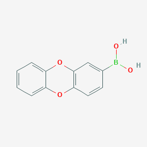 molecular formula C12H9BO4 B13974232 Dibenzo[b,e][1,4]dioxin-2-ylboronic acid 