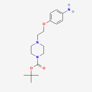 Tert-butyl 4-(2-(4-aminophenoxy)ethyl)piperazine-1-carboxylate