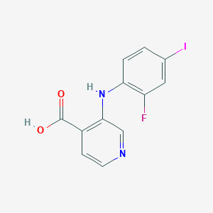 3-((2-Fluoro-4-iodophenyl)amino)isonicotinic acid