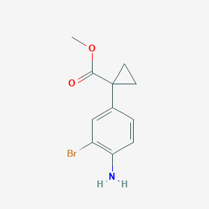 Methyl 1-(4-amino-3-bromophenyl)cyclopropanecarboxylate